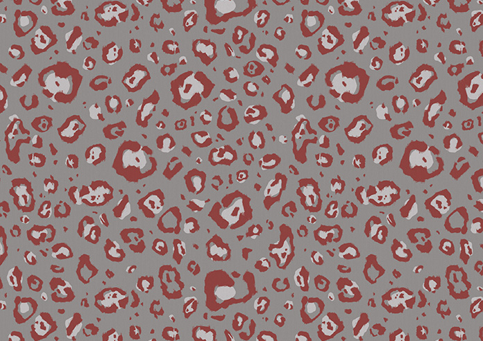 Leopard Luxe, Crimson - Twist&Fit Roller Blind - Image 6